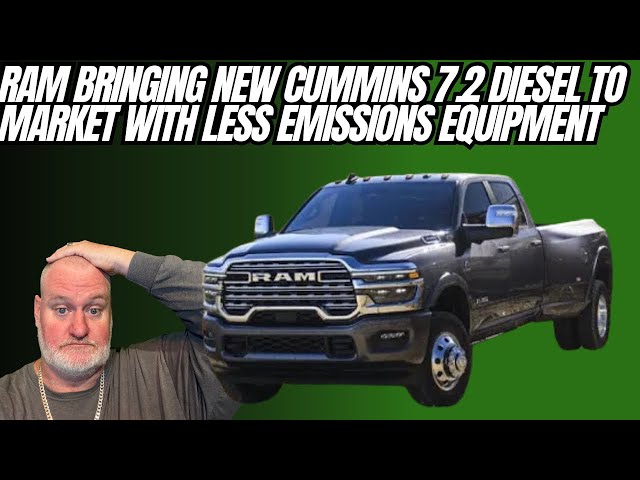 Ram Bringing Cummins 7.2 With Less Emissions Equipment? YES! 