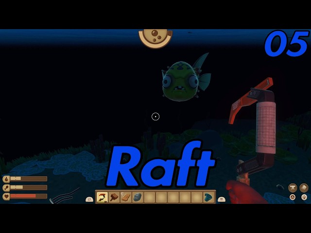 Ich werde Kapitän von unserem Raft