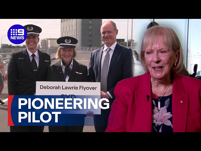 Australian woman is the world's longest-serving female commercial pilot | 9 News Australia