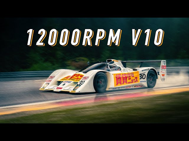 Onboard: Lola T92/10 - Group C racing on Spa - HQ V10 sound
