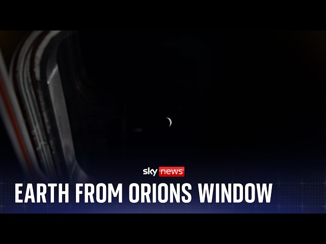 'Beautiful' images and touching message from Apollo astronaut as Orion nears moon