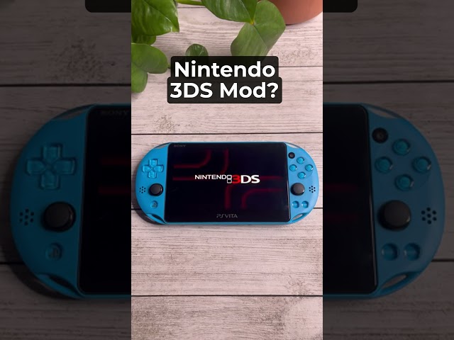 Modding a PS Vita to Play Nintendo 3DS Games? #shorts