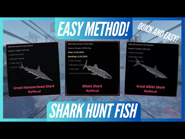 HOW TO FIND SHARK HUNTS EASILY IN FISCH! | Roblox