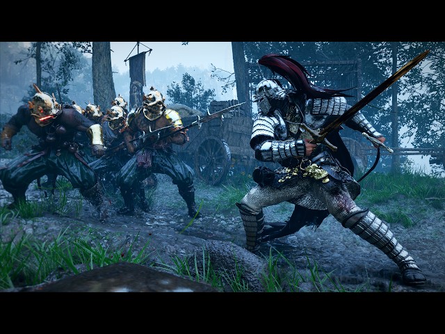 Crimson Desert - Dual Wield Samurai Warrior - Combat Gameplay - PC