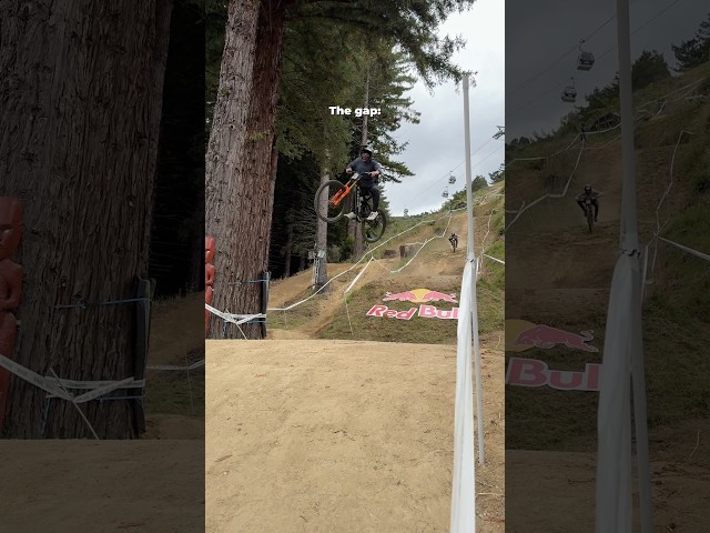 The descent into it though 🫣 Specialized Kārearea Downhill taking no prisoners March 14 #mtb #bike