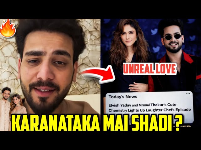 OMG🤯- Elvish Yadav Wedding Destination Reveal,Mrunal Thakur Follow Elvish Yadav On Instagram