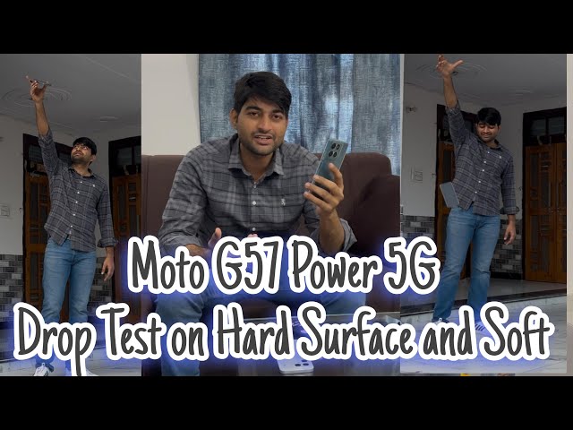 Moto g57 power 5G drop test on practical situation || moto g57 power build quality testing