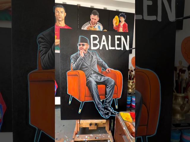Balen Shah ART Painting #balenshah #nepal #balen
