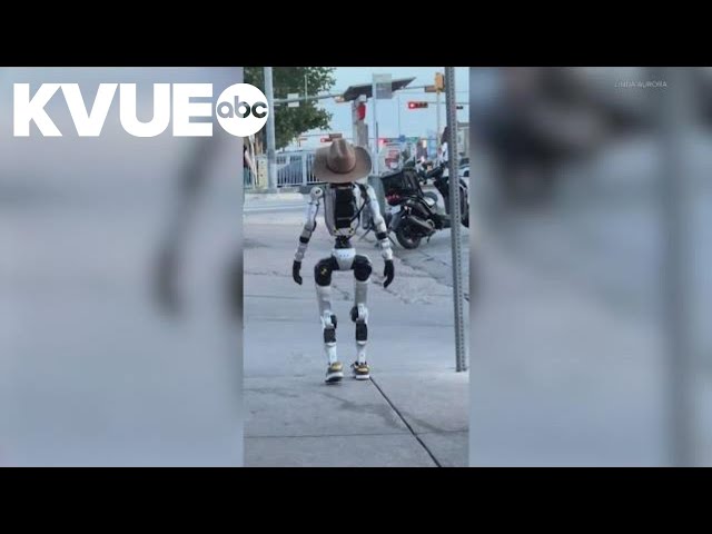 Robot seen walking around Austin alone