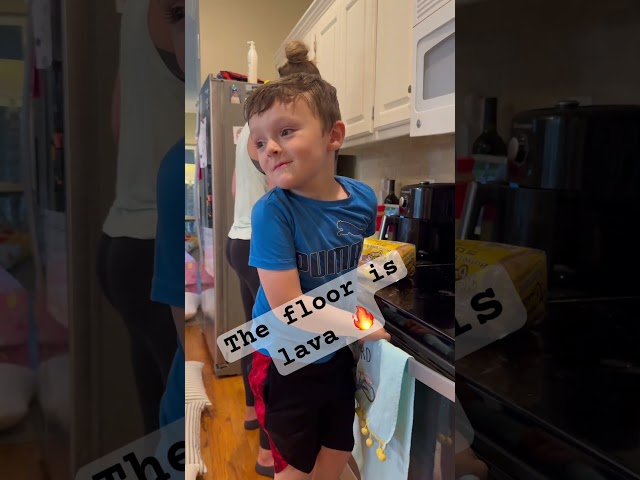 The Floor is Lava | 4-Year-Old Maverick Conquers the Ultimate Floor is Lava Challenge! #floorislava