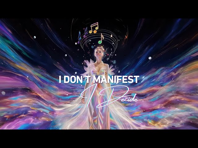 I Don’t Manifest I Decide | Identity Shift Affirmation Song (High Frequency)
