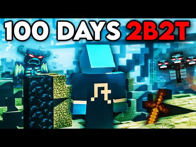 Surviving 100 Days ALONE on 2b2t...(no hacks, no team)