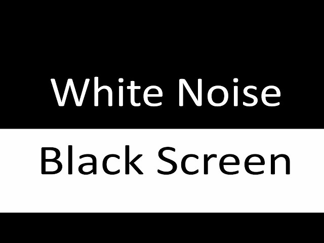White Noise Black Screen No Ads | Fall Asleep Fast, Deep Sleep All Night and Quiet Night Comfort
