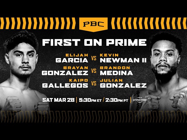 FIRST ON PRIME: Fundora vs. Thurman PRELIMS LIVESTREAM
