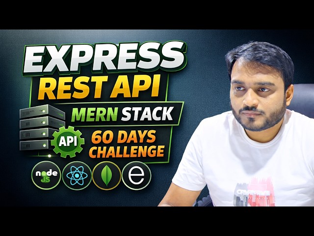 Day-17/60 Rest Api Development in Express || Mern Stack Tutorial For Beginner in Hindi