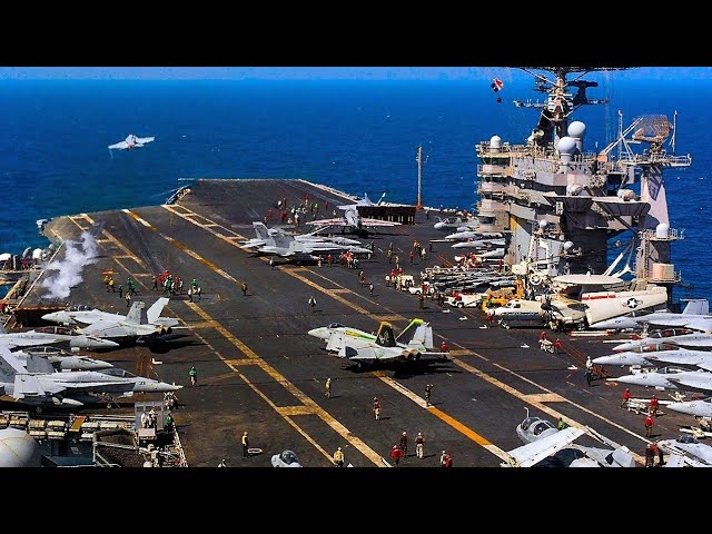Life Inside Massive USS Nimitz Class Aircraft Carrier At Sea | Full Documentary