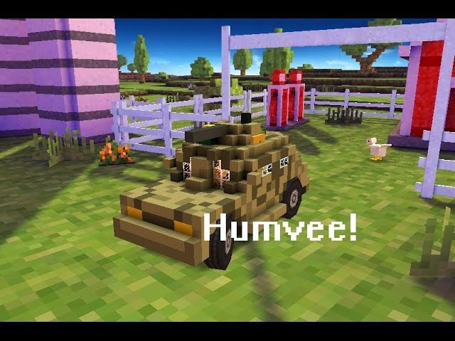 Blocky Roads Awesome Custome Car: Humvee
