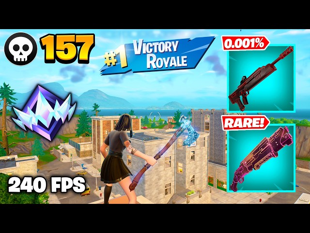 157 Elimination "RANKED RELOAD" Gameplay Wins (Fortnite Chapter 7 Keyboard & Mouse)