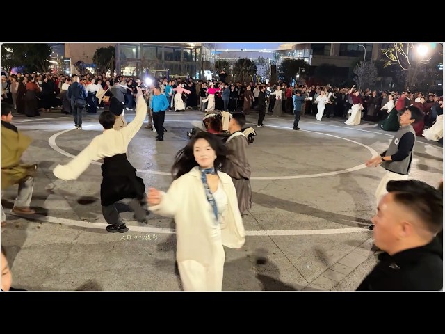 Classic Tibetan dance "Friendly Guozhuang medley",zhuorechamu team🌹