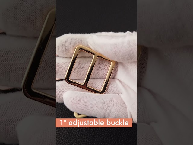 25mm adjustable slider buckle and rectangle ring buckle for bags webbing strap