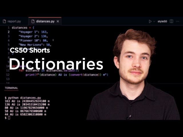 Dictionaries - CS50P Shorts
