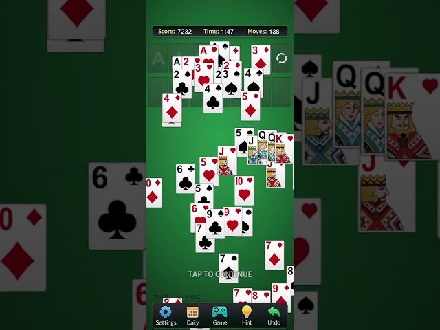 Classic Mobile Game Solitaire - Classic Game ASMR (433)