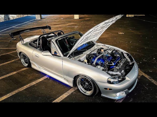 Buying The Most INSANE Bagged NB Miata I Could Find! $20,000+