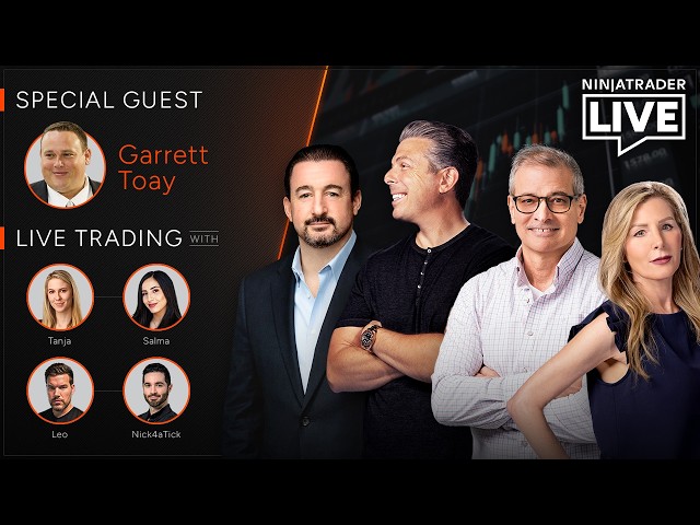 NinjaTrader Live | Futures Trading + Analysis | Garrett Toay, Tanja + Salma, and Leo + Nick (4/6/23)
