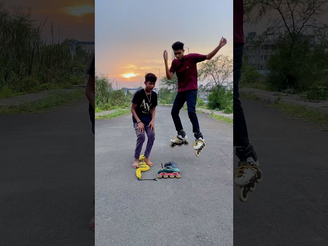 Unique Skating Skills and Techniques You 😇😲 #tiktok #ytshorts #rollerskating #inlineskatingwheels