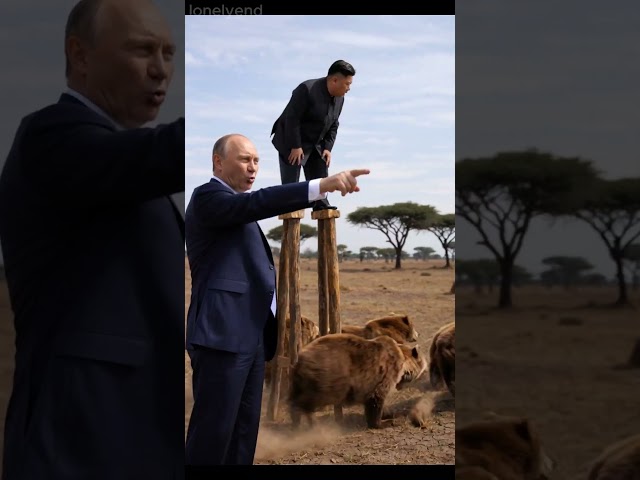 Putin Save kim and unexpected Bear's duo 😂 #trump #putin