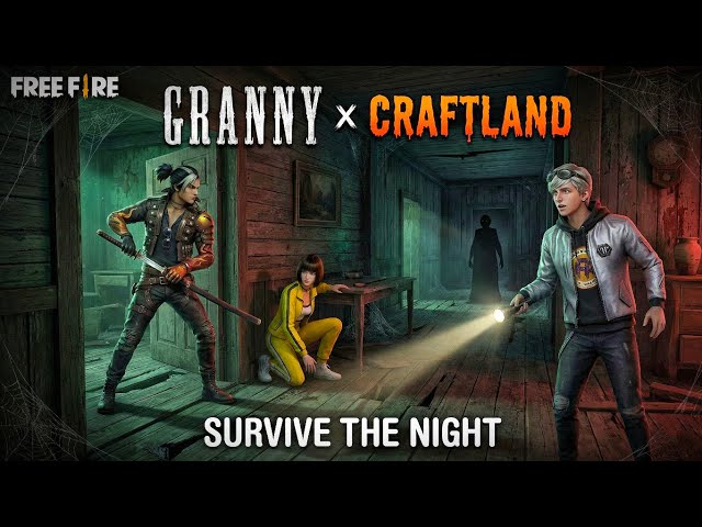 GRANNY CRAFTLAND MAP CODE | GRANNY X FREE FIRE CRAFTLAND MAP | FREE FIRE CRAFTLAND MAP | RUSHKEY