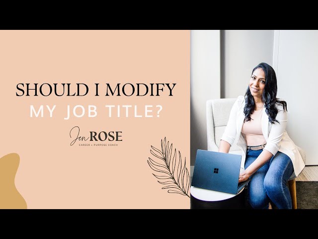 Modifying My Job Title | Can You Do That?