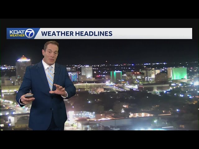 AM rain showers favoring southern New Mexico, more scattered storms fire later this afternoon