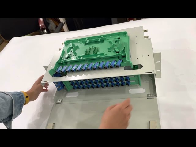 48 Port ODF fiber Optical Distribution Frame  #odf #opticalframe #distribution #patchpanel