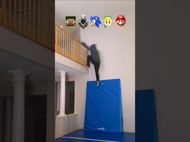 How Different Game Characters Climb Up ⬆️