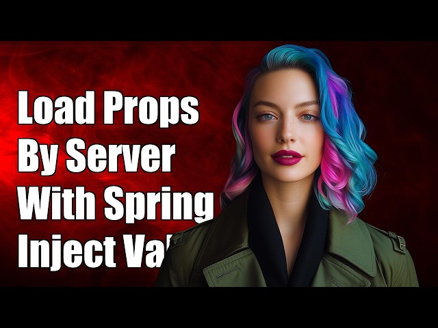 How to load a properties file based on the server environment with spring so that the values can...