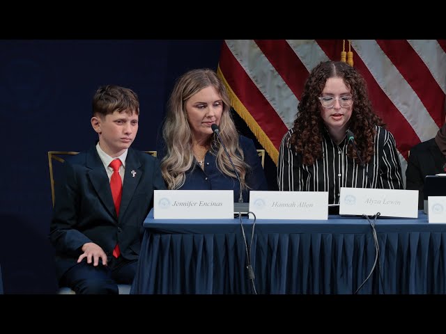 First Liberty Client Hannah Allen Testifies Before President's Religious Liberty Commission