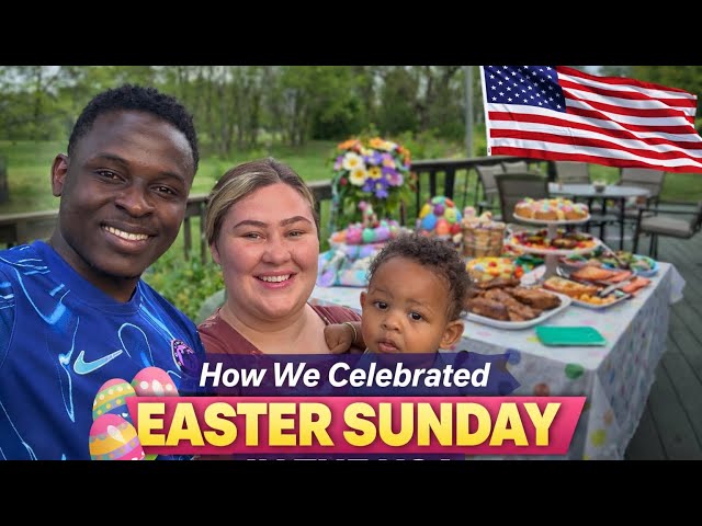 How We Celebrated Easter Sunday Evening in America | Grilling Lesson | The Bichanga Family