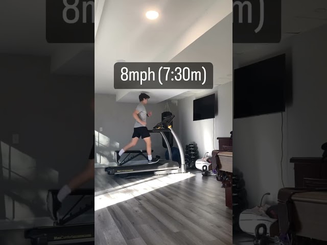 what different speeds on a treadmill look like. check out my channel for more fitness content