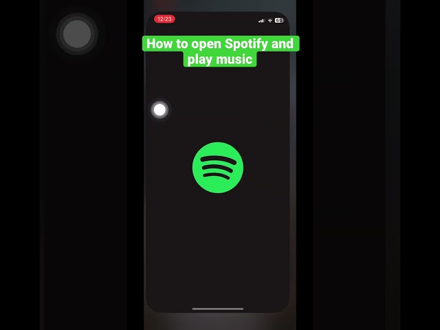 How to open Spotify and play music #lifehacks #life #funny #lifestyle #funnyvideo #spotify
