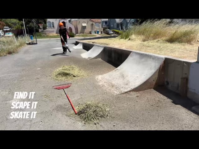 Landscaping Overgrown Skate Spots To Shred (Scape & Destroy Vallejo DIY)