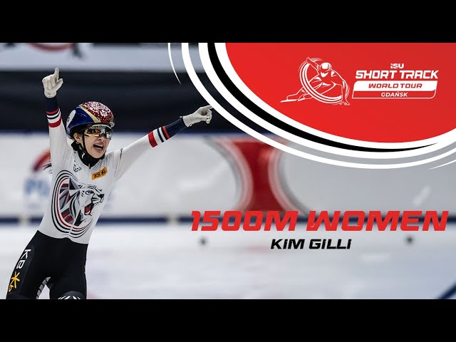 Kim Gilli Claims 1500m Glory! | 1500m | Gdansk 2025 | #ShortTrackWorldTour
