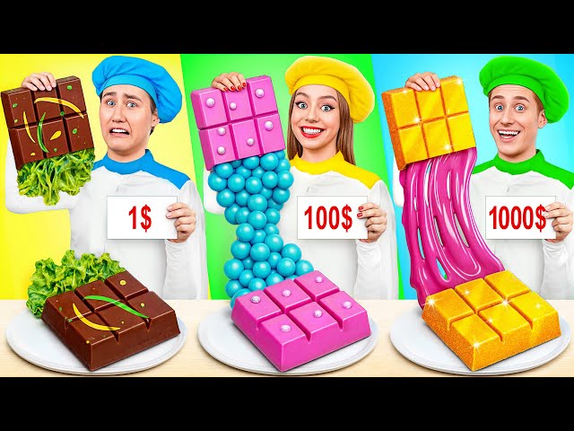 1$ vs 100$ vs 1000$ Cooking Challenge | Food Battle by Multi DO Challenge