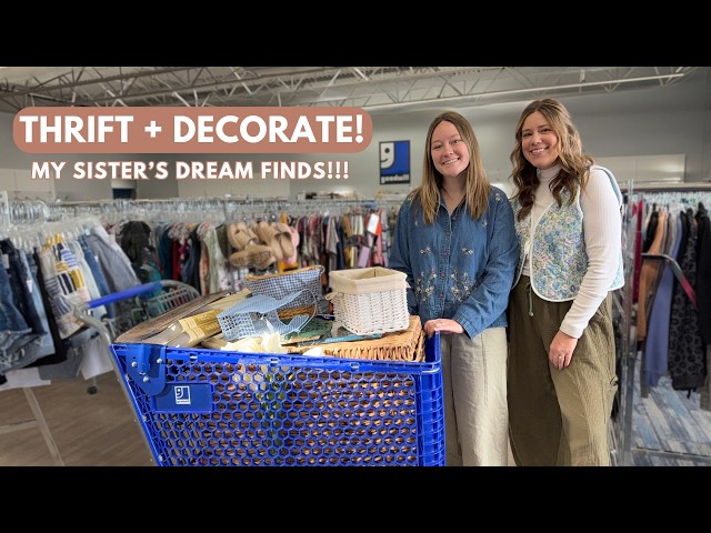 HUGE home decor haul!! | Thrift With Me | Thrift + Decorate | Goodwill Haul