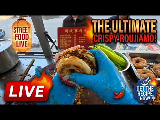 🔴LIVE -Ultimate Chinese Burger LIVE Roujiamo POV 🤤4/8