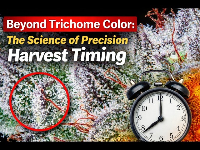 Beyond Trichome Color: The Science of Precision Harvest Timing