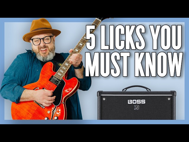 5 Guitar Licks Every Player Must Know (Beginner-Friendly!)
