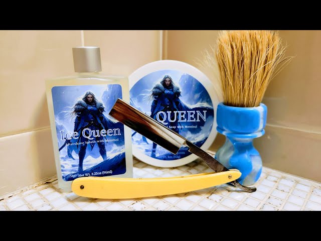 Edge Test! Genco Safege ~ Ice Queen Shave Soap & Aftershave from Subtle Art Soap Co 
