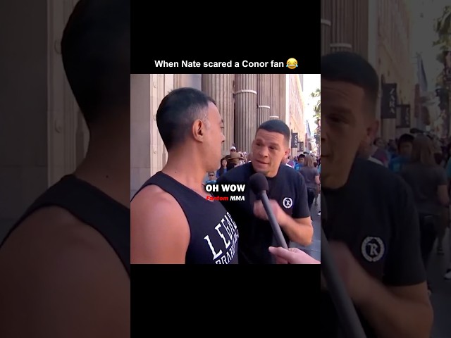 When Nate Scared A Conor Fan