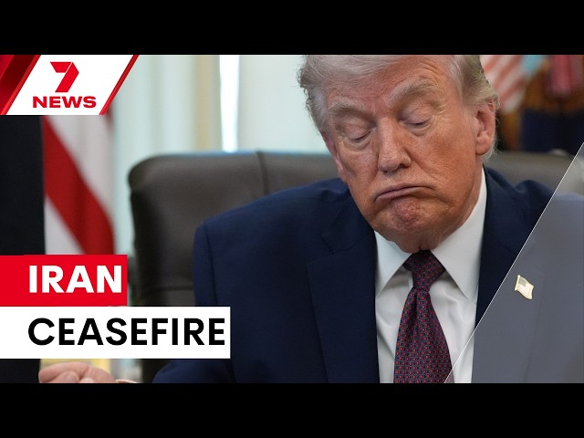 Trump suspends Iran bombing for two weeks | 7NEWS